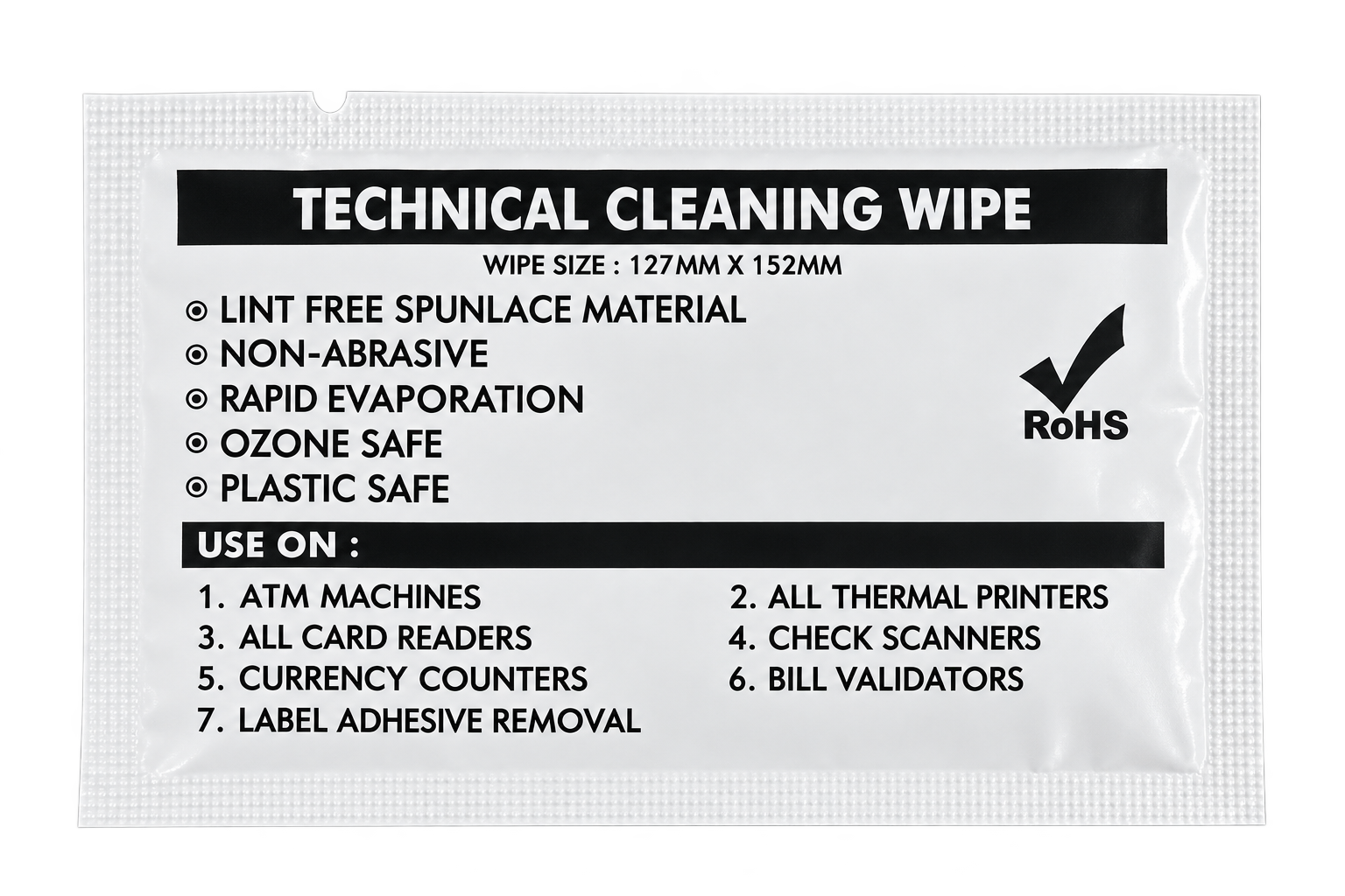 Technical Cleaning Wipes - schoonmaakdoekjes / A5004 - Afbeelding 2