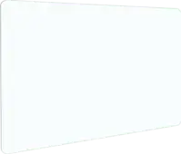 witte blanco plastic card op bankpas formaat