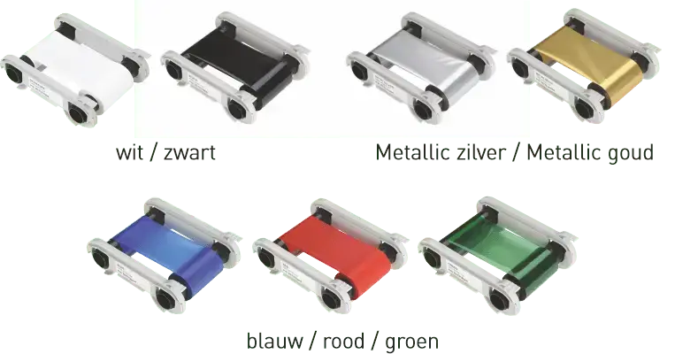 Evolis Zenius en Primacy kaartprinters printlint cassettes monochrome kleuren
