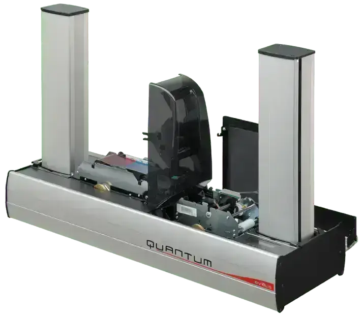 Evolis Quantum kaartprinter geopend