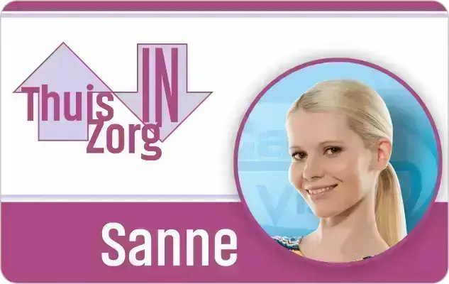 Thuiszorg Legitimatie met naam en pasfoto voorzijde