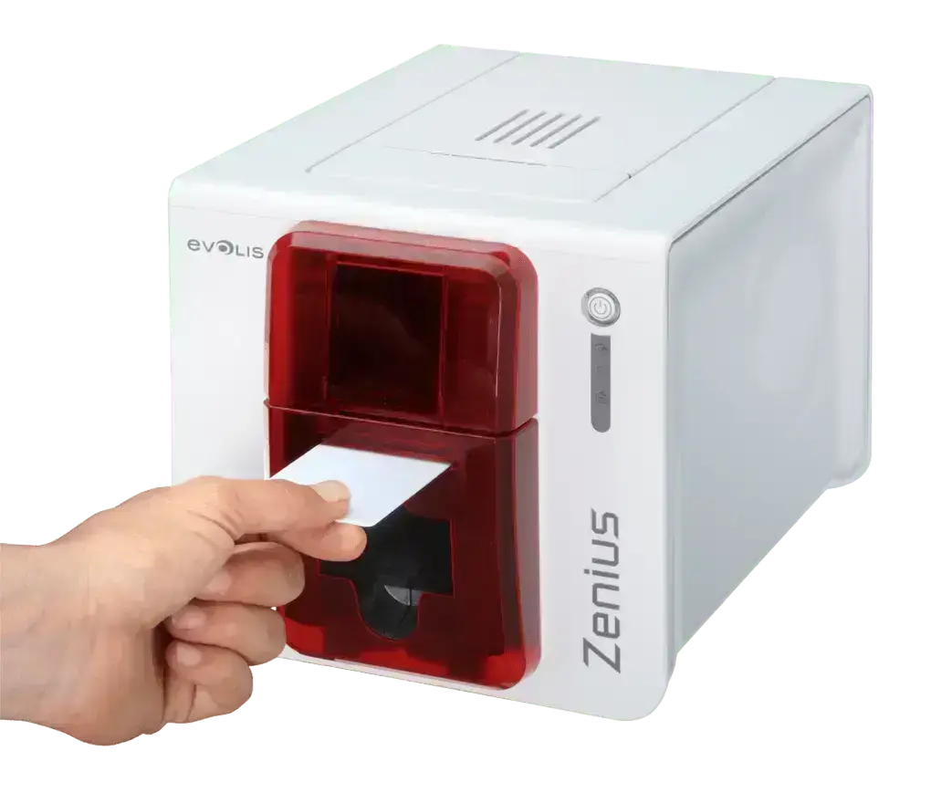 Evolis Zenius handinvoer plastic kaart