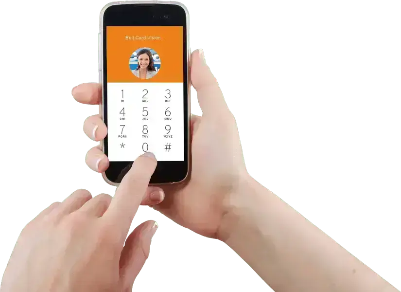 Card Vision bellen voor ondersteuning