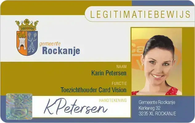 Toezichthouder AWB legitimatiebewijs Gemeente voorzijde
