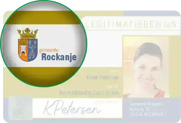 Toezichthouder AWB legitimatiebewijs logo gemeente