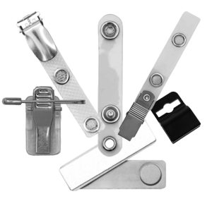 assortiment clips voor plastic kaarten