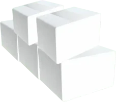 blanco 5 pack stapel van 5 pakjes van 100 witte blanco plastic cards op bankpas formaat