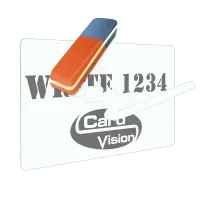 Evolis rewrite plastic card zwart wissen